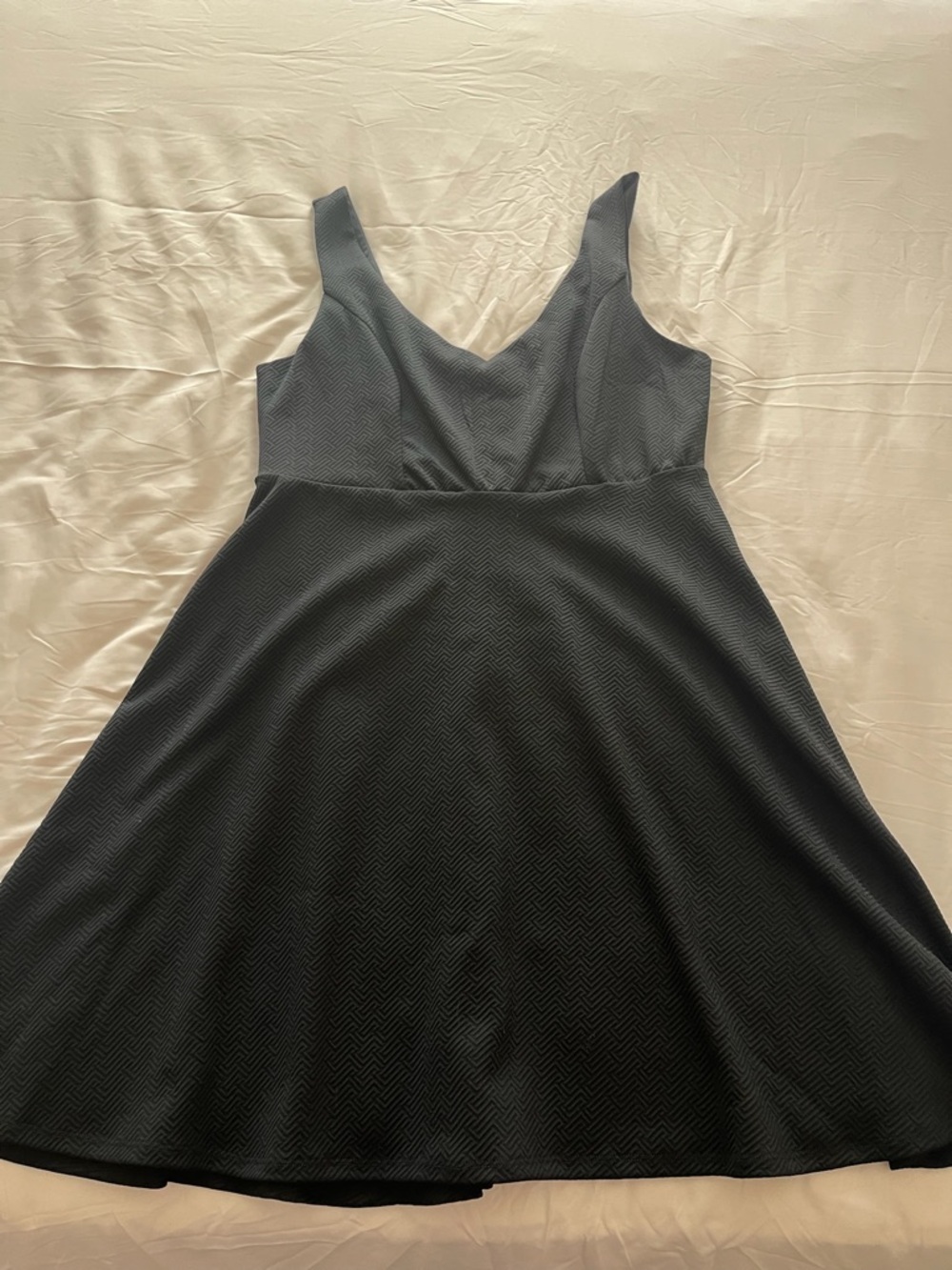 Torrid Black Textured Skater Dress (0)
